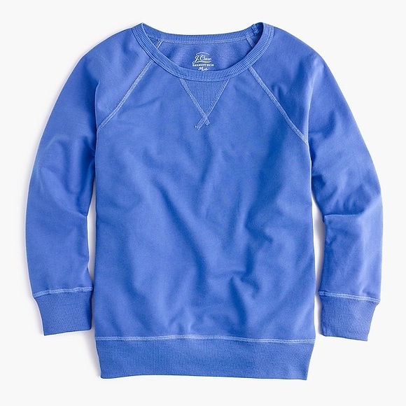NWT J Crew Garment Dye Sweatshirt - Picture 5 of 5